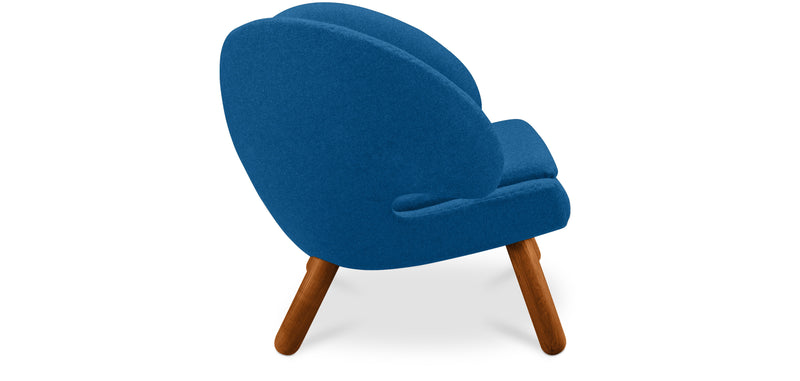 Sillón tapizado de tela - diseño escandinavo - Pelitano
