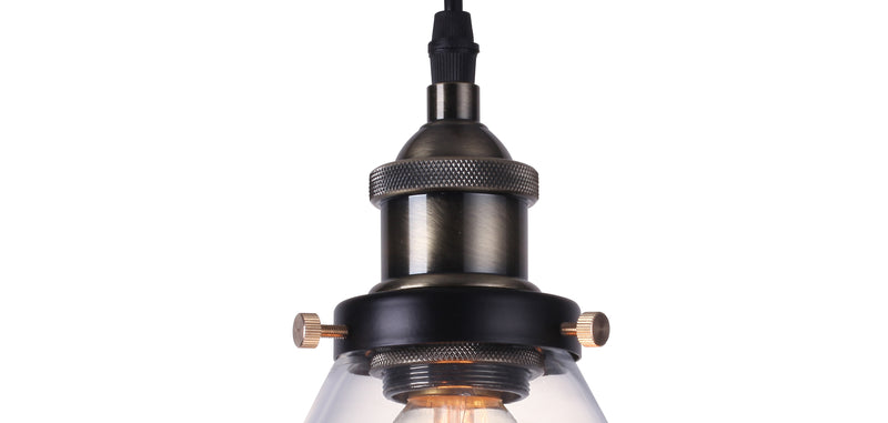 Lampa sufitowa - Lampa wisząca w stylu industrialnym - Hannah