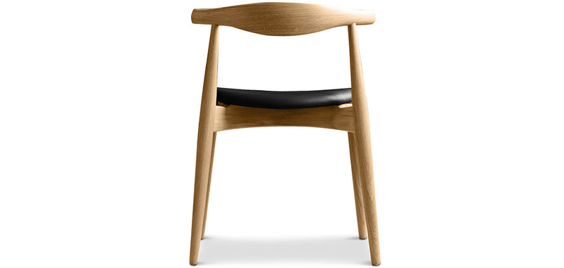 Dining chair - Scandinavian style - Wood and leather - Lanan