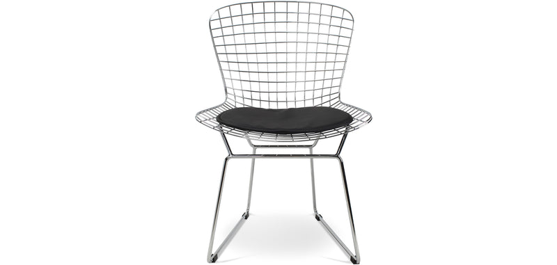 Steel dining room chair - Grid Design - Lived
