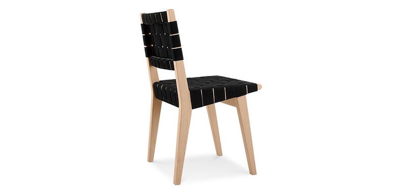 Chaise de salle à manger en bois et tissu - Sinny
