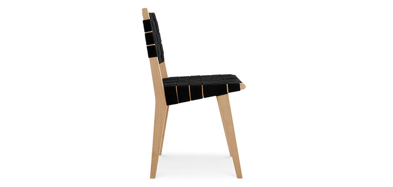 Chaise de salle à manger en bois et tissu - Sinny