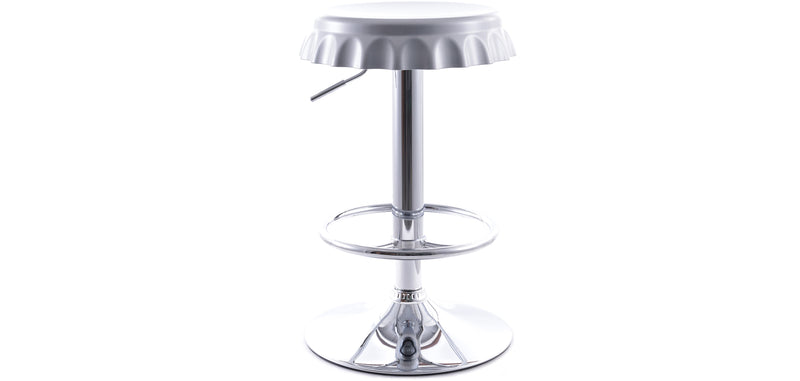 Tabouret de bar pivotant - Design métal - Bouteille