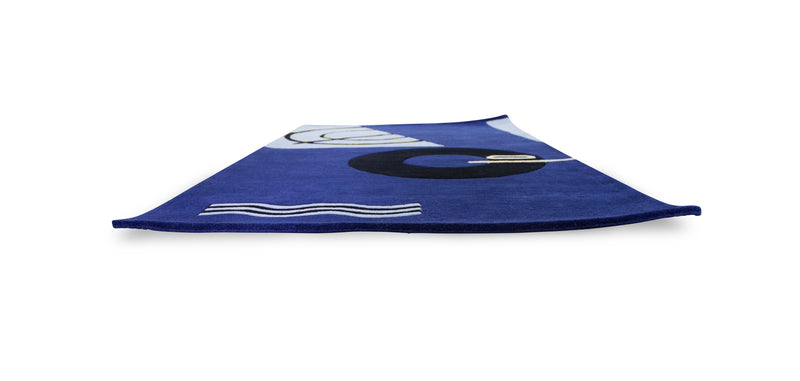 Design Wool Rug - Blue Karine