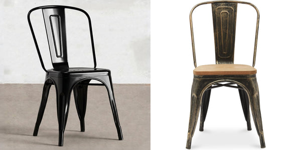 Industrial Metal Dining Chairs: 7 Models and a Bench from €47.60