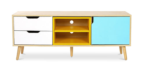Meuble TV en Bois - Design Scandinave -  Axe