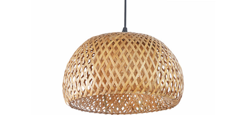 Lampe de plafond en bambou - Lampe suspendue de style Boho Bali - Talli