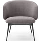 Curved Upholstered Design Armchair - Contemporary Style - Opreh