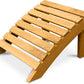 Wooden Footstool for Garden Chair - Alana - gallery 1