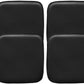 Pack of 4 Magnetic Cushions for Square Seat Chair – Faux Leather – Stylix - gallery 1