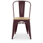 Dining chair - Industrial design - Wood and steel - Stylix