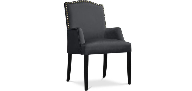 Silla de comedor Charlotte de estilo barroco - Terciopelo