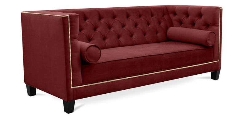 Divano in stile vintage Chesterfield Apsel - Velluto