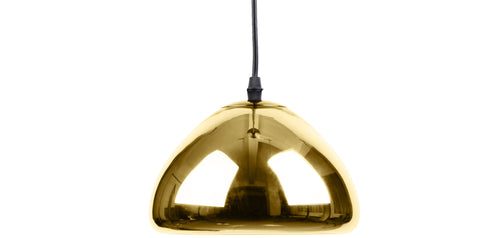 Lampe de plafond design - Lampe suspendue en métal chromé - 18 cm - Nullify