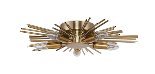 Applique Murale - Plafonnier en Métal - 5 ampoules - Lydia