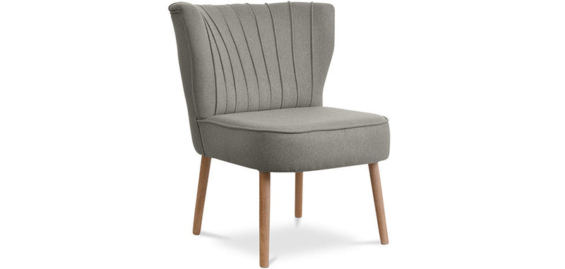 Poltrona Lynon de estilo escandinavo - Tecido