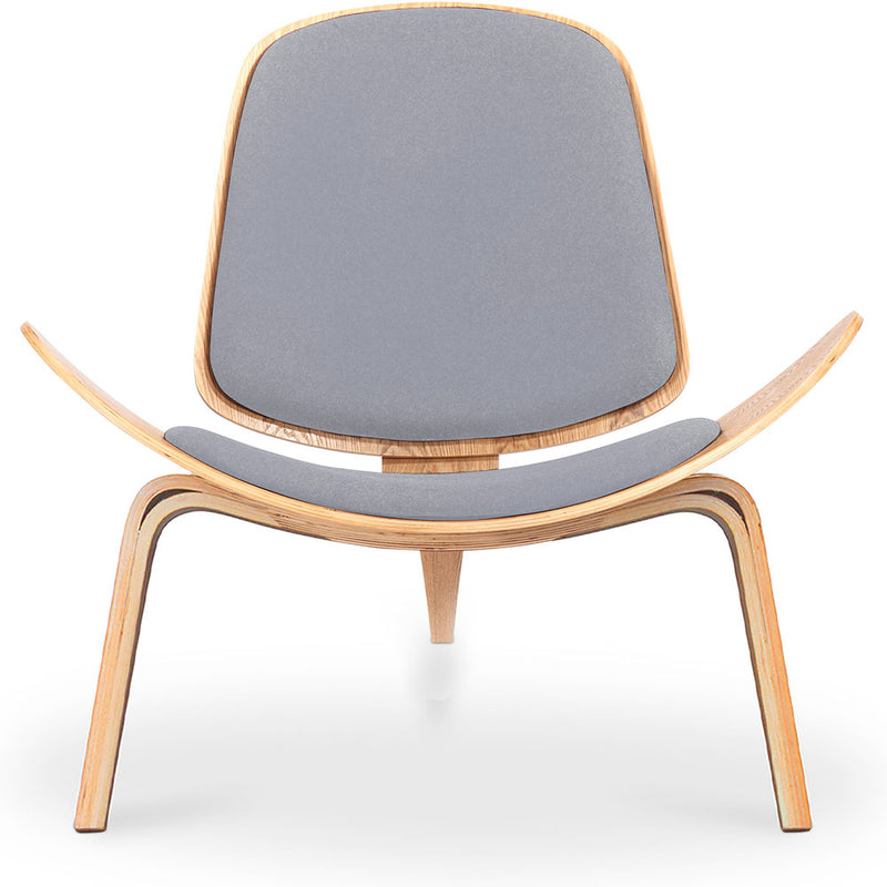 Designer armchair - Scandinavian armchair - Fabric upholstery - Lucy - gallery 1