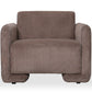 Armchair Upholstered In Velvet Corduroy – Modern Design - November