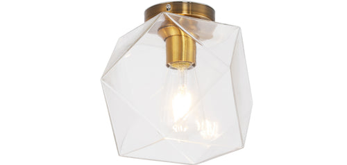 Sphere Shaped Glass Ceiling Lamp - gallery 1