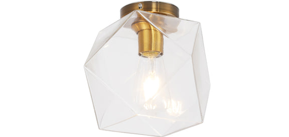 Sphere Shaped Glass Ceiling Lamp - gallery 1