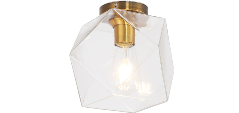 Sphere Shaped Glass Ceiling Lamp - gallery 1