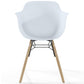 Dining Chair - Scandinavian Design - Wooden Legs - Pack of 2 - Nordika