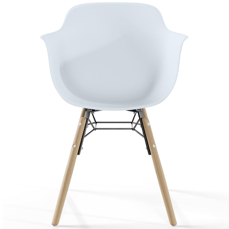Dining Chair - Scandinavian Design - Wooden Legs - Pack of 2 - Nordika