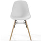 Dining Chair - Scandinavian Design - Wooden Legs - Pack of 2 - Skögur