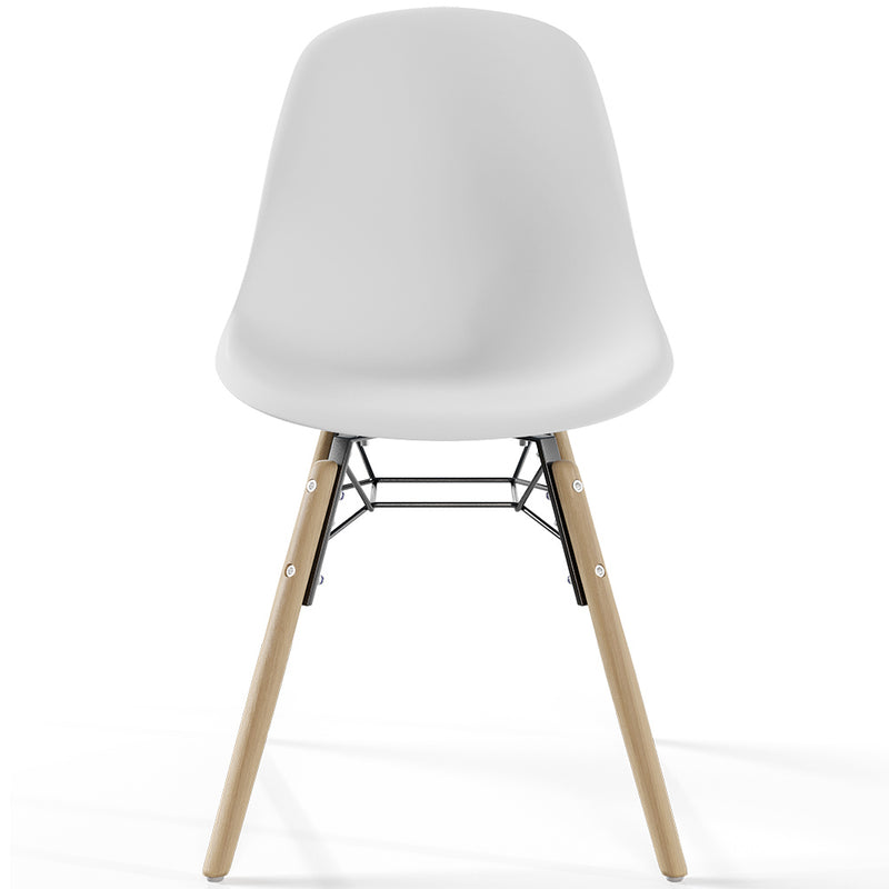 Dining Chair - Scandinavian Design - Wooden Legs - Pack of 2 - Skögur