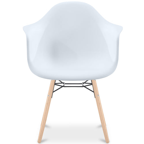 Dining Chair Scandinavian Design - Wooden Legs - Nordika - gallery 1