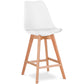 Scandinavian style stool - wooden legs - Denisse