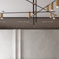 Modern hanging light, metal LEDs - Piper