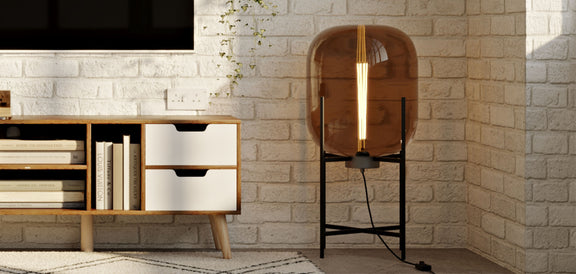 Design Floor Lamp - Living Room Lamp - Large - Grau - gallery 2