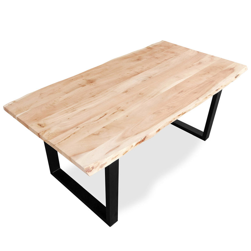 Table à manger rectangulaire - Design industriel - Bois - Dingo