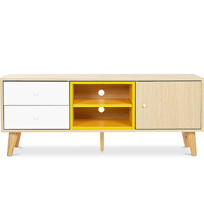 Wooden TV Stand - Scandinavian Design - Daven