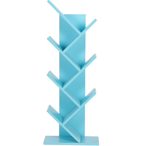 Wooden Bookshelf - Modern Design - Bluey