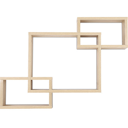 Étagère Murale en Bois - Design de Boîtes - Boxes
