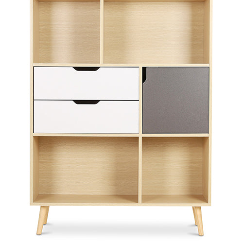 Wooden Bookshelf - Scandinavian Design - Pol