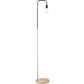 Lampa podłogowa z marmurową podstawą - lampa do salonu - Carlo