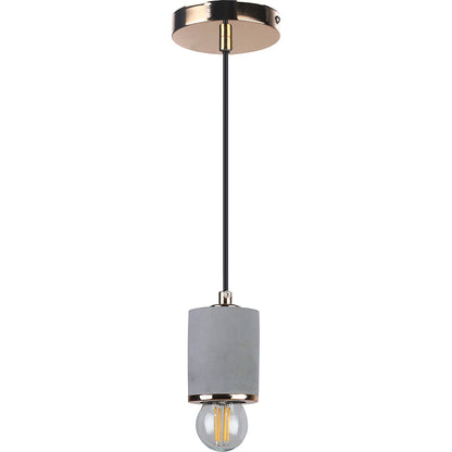 Lampe de plafond - Lampe suspendue - Métal et béton - Felippo