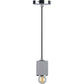 Lampe de plafond - Lampe suspendue - Métal et béton - Felippo