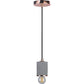 Lampe de plafond - Lampe suspendue - Métal et béton - Felippo