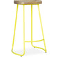 Barstol - Industriell design - Tre og metall - 76cm - Adriel
