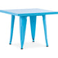 Square Children's Table - Industrial - Metal - 60cm - Stylix