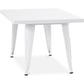 Square Children's Table - Industrial - Metal - 60cm - Stylix