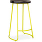 Barstol - Industriell design - Tre og metall - 76 cm - Aiyana