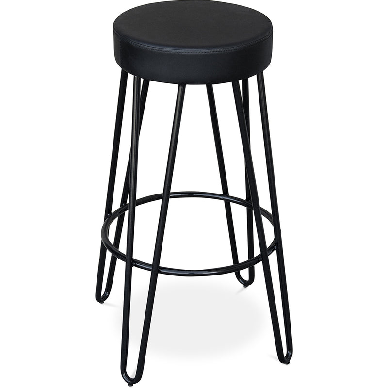Tabouret Rond - Design Industriel - 80 cm - Elan