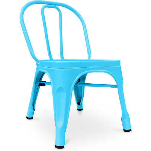 Chaise enfant - Chaise enfant design industriel - Acier - Stylix