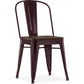 Dining chair - Industrial design - Wood and steel - Stylix