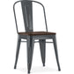 Dining chair - Industrial design - Wood and steel - Stylix